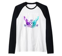 Ho Tempo di Ascoltare Le Mani del Cuore Maglia con Maniche Raglan