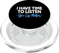 Ho tempo per ascoltare la prevenzione del suicidio per la salute mentale PopSockets PopGrip per MagSafe