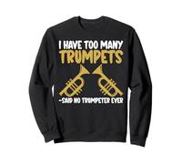 Ho troppe trombe Detto No Trumpeter mai Tromba Felpa