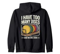 Ho troppi Dischi Player Men Funny Disc Golf Felpa con Cappuccio
