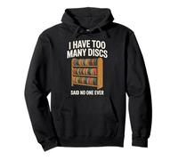 Ho troppi Dischi Player Men Funny Disc Golf Felpa con Cappuccio