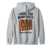 Ho troppi Dischi Player Men Funny Disc Golf Felpa con Cappuccio