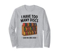 Ho troppi Dischi Player Men Funny Disc Golf Maglia a Manica