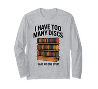 Ho troppi Dischi Player Men Funny Disc Golf Maglia a Manica