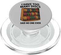 Ho troppi dischi Player Men Funny Disc Golf PopSockets PopGrip per MagSafe