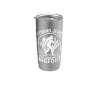 Ho trovato Gesù ancora alla ricerca di Bigfoot Funny Christian Bicchiere termico in acciaio inox doppia parete