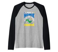 Ho Un Amico con Una sindrome di Chromie Down Extra Maglia con Maniche Raglan