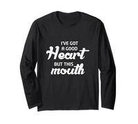 Ho Un Buon Cuore ma Questa Bocca Maglia a Manica