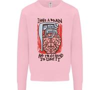 Ho Un Cervello E Sono Pronto A Usarlo Uomo Felpa Maglione