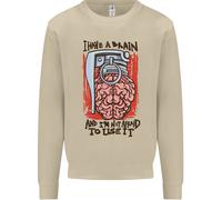 Ho Un Cervello E Sono Pronto A Usarlo Uomo Felpa Maglione