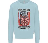 Ho Un Cervello E Sono Pronto A Usarlo Uomo Felpa Maglione