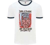 Ho Un Cervello E Sono Pronto A Usarlo Uomo Ringer T-Shirt