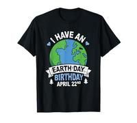 Ho un compleanno per la Giornata della Terra Celebrate la natura Maglietta