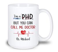 Ho Un Dottorato Di Ricerca, Ma Puoi Chiamarmi Dottore Tazze Di Caffè Novità Tazza Colazione Ceramica Tazza Mug Idea Regalo Per Ragazze Festa Della Mamma Regali Di Compleanno 330ml