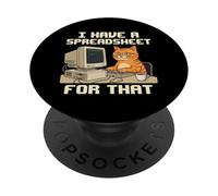 Ho un foglio di calcolo per quel proprietario di un gatto contabile PopSockets PopGrip Adesivo