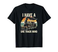 Ho Un modellino Ferroviario con Motore retrò One Track Mind Train Maglietta