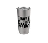 Ho un peptide per quel sollevatore di palestra Biohacker Fitness Stack Bicchiere termico in acciaio inox doppia parete