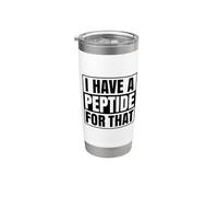 Ho un peptide per quel sollevatore di palestra Biohacker Fitness Stack Bicchiere termico in acciaio inox doppia parete
