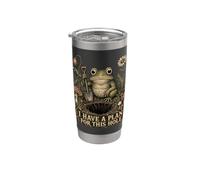 Ho un piano per questo buco Sarcasmus Frosch Gardening Bicchiere termico in acciaio inox doppia parete