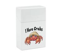 Ho un portasigarette a forma di granchio eremita con apertura a ribalta e portasigarette impermeabile