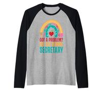 Ho Un Problema Vedere Il Segretario della Scuola Maglia con Maniche Raglan
