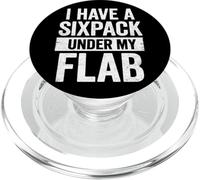 Ho un Sixpack sotto la mia bandiera Funny Dad Bod PopSockets PopGrip per MagSafe