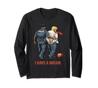 Ho Un Sogno Polizia arresta Trump Anti protesta Maglia a Manica