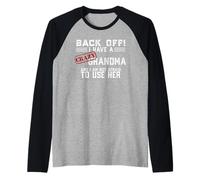 Ho Una Nonna Pazza e Non Ho Paura di Usare Il Suo Meme Maglia con Maniche Raglan