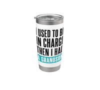 Ho usato per essere al comando, poi ho avuto un nipote divertente Bicchiere termico in acciaio inox doppia parete