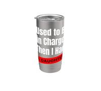 Ho usato per essere al comando poi ho avuto una figlia commedia design Bicchiere termico in acciaio inox doppia parete