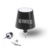 ''Ho vinto IO'' Tappo per Bottiglia a Forma di Lampada LED con Touchscreen personalizzato con nome frase idea regalo SanValentino amici casa sposi anniversario festa alcool bar locale