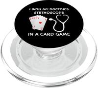 Ho vinto lo stetoscopio del mio medico in un gioco di carte PopSockets PopGrip per MagSafe