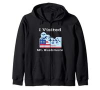 Ho Visitato Il Monte Rushmore: Parco Nazionale in South Dakota Felpa con Cappuccio