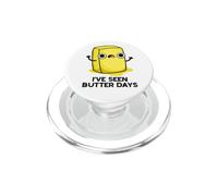 Ho visto Butter Days Funny Food Pun PopSockets PopGrip per MagSafe