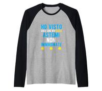 Ho Visto Cose Che Voi astemi Non immaginate Divertente Maglia con Maniche Raglan