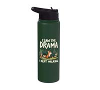 Ho Visto Il Drama E Ho Continuato Volpe Bosco Stainless Steel Insulated Water Bottle