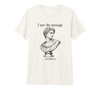 Ho Visto Il Messaggio Avoidicus filosofia Umorismo Busto Romano Maglietta Premium
