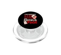 Ho visto la mia mano che dovresti piegare il Texas Holdem Poker PopSockets PopGrip per MagSafe