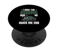 Ho visto l'Hodag e mi deve 20$ Divertente amante della criptozoologia PopSockets PopGrip Adesivo