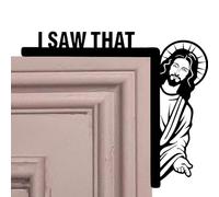 Ho Visto Questo Angolo della Porta - Decorazione Creativa della Porta E della Cornice della, Ho Visto Che Gesù Christian Home Door Christian Chiesa Chiesa Angolo Decorazioni