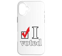 Ho votato Check Mark Big Custodia per iPhone 16 Plus