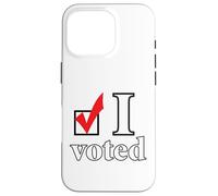 Ho votato Check Mark Big Custodia per iPhone 16 Pro