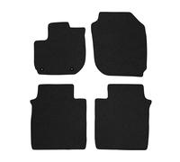 HO43-2 Set Tappetini Velluto Premium Pelle Bianca per Honda Jazz IV 2015-2021 ta