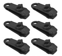 HoaaiGo Clip per Teloni Tenda, 6 Pezzi Clips per Tenda Campeggio, Morsetti per Teloni Regolabili, 8.5cm Clip per Teloni di Fissaggio in Plastica per Campeggio, Tende da Sole, Baldacchini