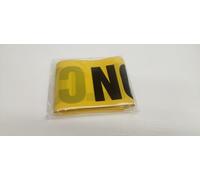 HoaaiGo Nastro Segnaletico, 7cm x 20m Nastro Giallo Nero, Nastro di Sicurezza, Nastro di Avvertenza, Nastro Caution Non Adesivo per Marcatura di Aree Pericolose e Applicazione di Distanze