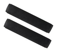 HoAhaMay 2 pcs Cuscino per cinture di sicurezza auto, cuscinetto di protezione per cinture di sicurezza, cuscino rimovibile e lavabile per cinture di sicurezza auto, adatto per adulti e bambini (nero)