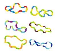 HoAhaMay 6 pezzi giocattoli Fidget Twist che riducono lo stress,giocattoli twist per le mani, giuntura rimovibile silenziosa,aiuta ad alleviare lo stress e l'ansia,autismo,adatto per adulti e bambini
