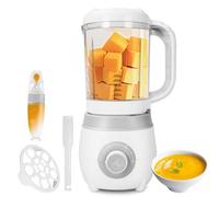 Hoapin Cuocipappa per Bambini, Robot Cucina, Mixer Multifunzionale 4 in 1, Sterilizzazione dei Biberon, Cottura a Vapore, Frullatura e Riscaldamento