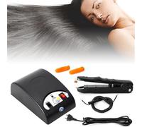 HOARLICN Extension per capelli ad ultrasuoni, 100-240 V, con fusione fredda, strumento di estensione per capelli da 80 °C a 200 °C, spina europea