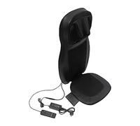 HOARLICN Massaggiatore Shiatsu, 60 x 71 cm, 70 W, 60 kg, con 3 livelli di potenza, 3 tecniche di massaggio con bruciore, caldo sulla schiena (nero)